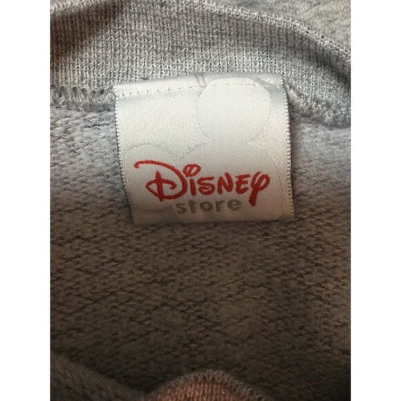 Vtg 90s Disney Mickey Mouse Sweatshirt Graphic Print Crew Neck Long Sleeve Gray - Picture 4 of 6